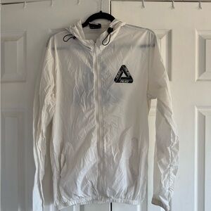 PALACE White Hooded Jacket men’s Small